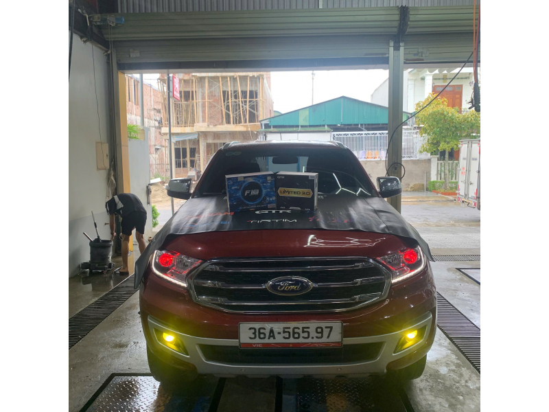 Độ đèn nâng cấp ánh sáng Độ đèn nâng cấp ánh sáng Nâng cấp bi gầm, phi pha GTR tăng sáng Ford Everest 